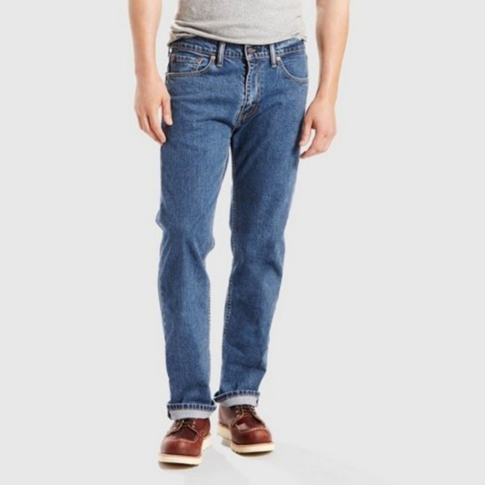 LEVI'S Vintage 505 Men's Medium Wash 36x30 Straight Leg Regular Fit Jeans